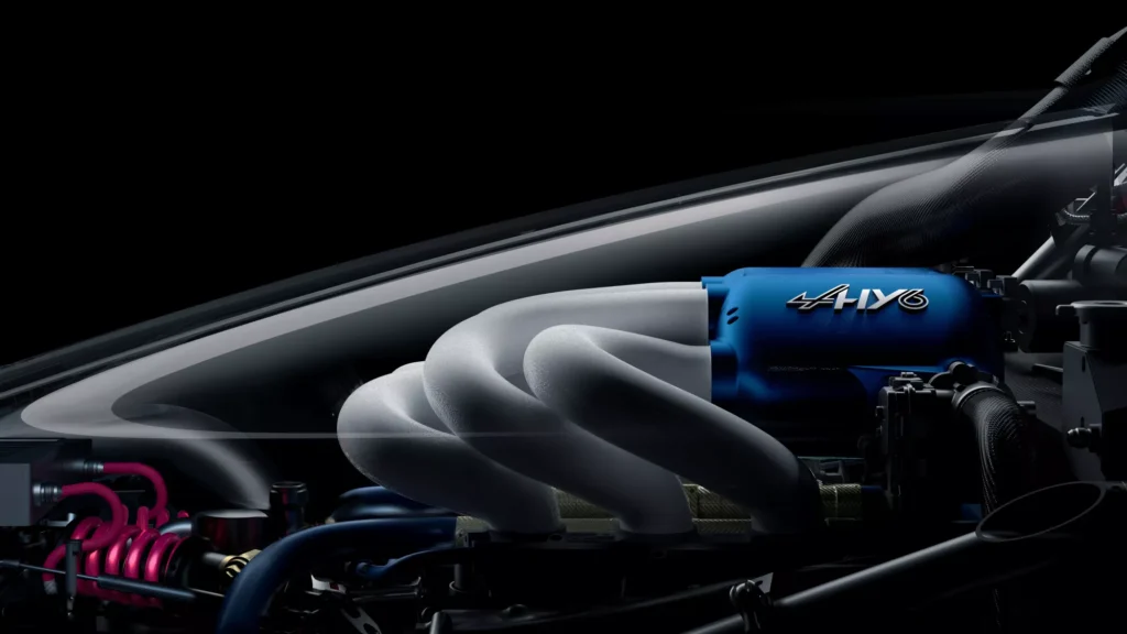 Alpine Alpenglow Hy6 6 cylinder Hydrogen Engine
