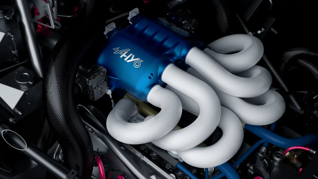 Alpine Alpenglow Hy6 6c Hydrogen Engine Bay