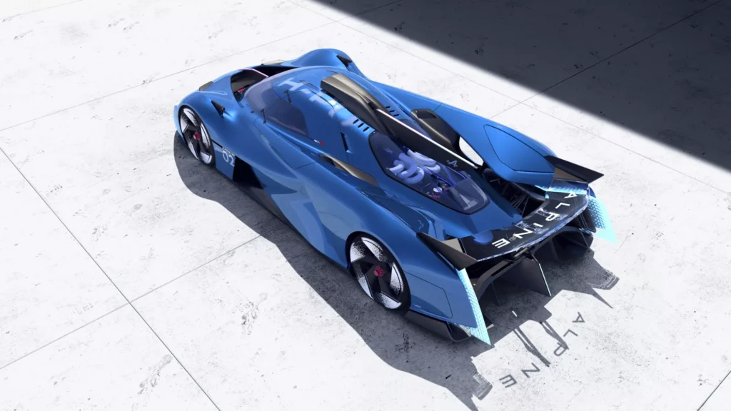 Alpine Alpenglow Hy6 NEV Hydrogen Car Rear Spoiler and Diffuser