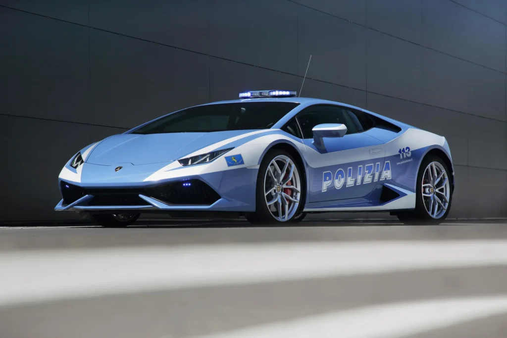 Lamborghini Huracan Italian Police Rapid Service