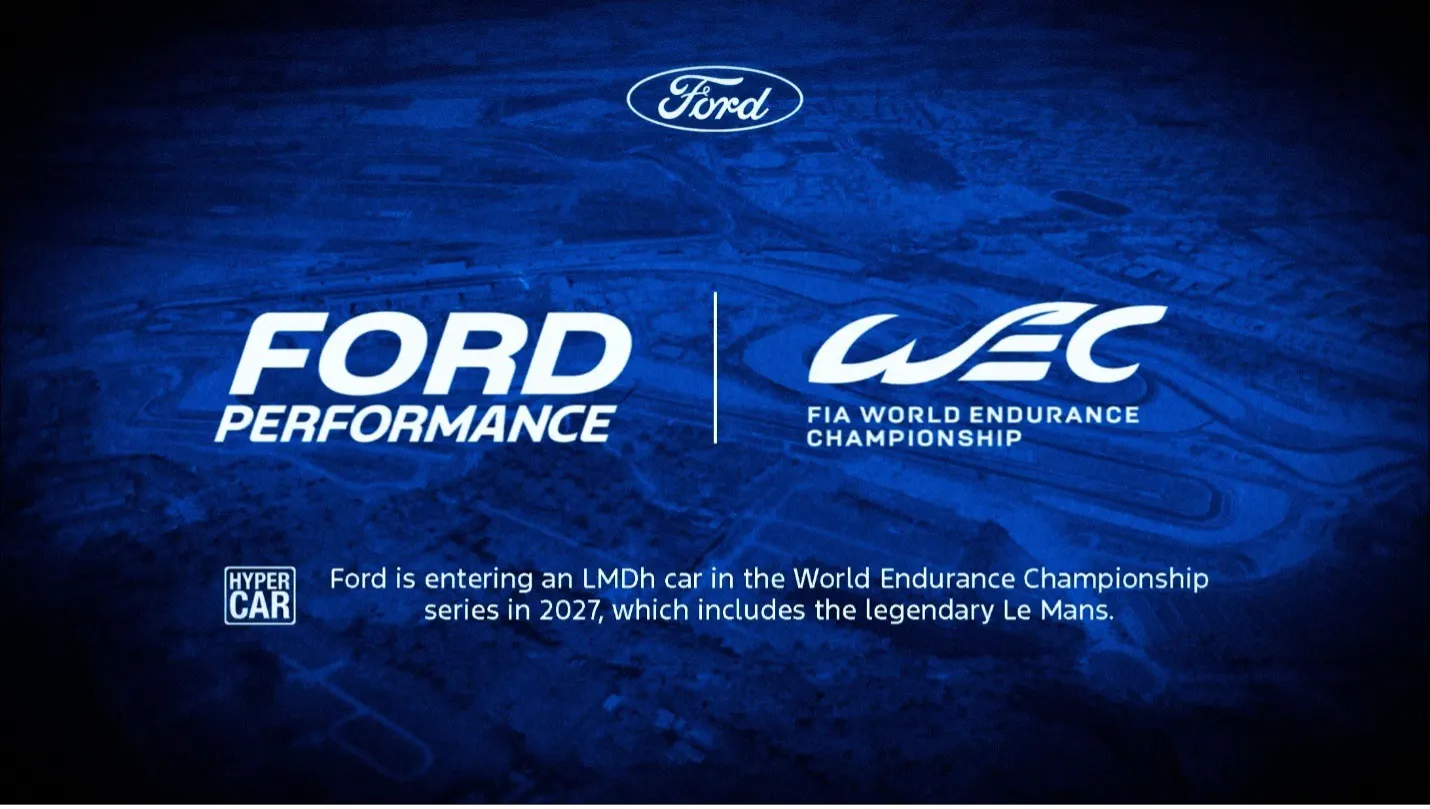 Ford joins FIA WEC Hypercar grid in 2027