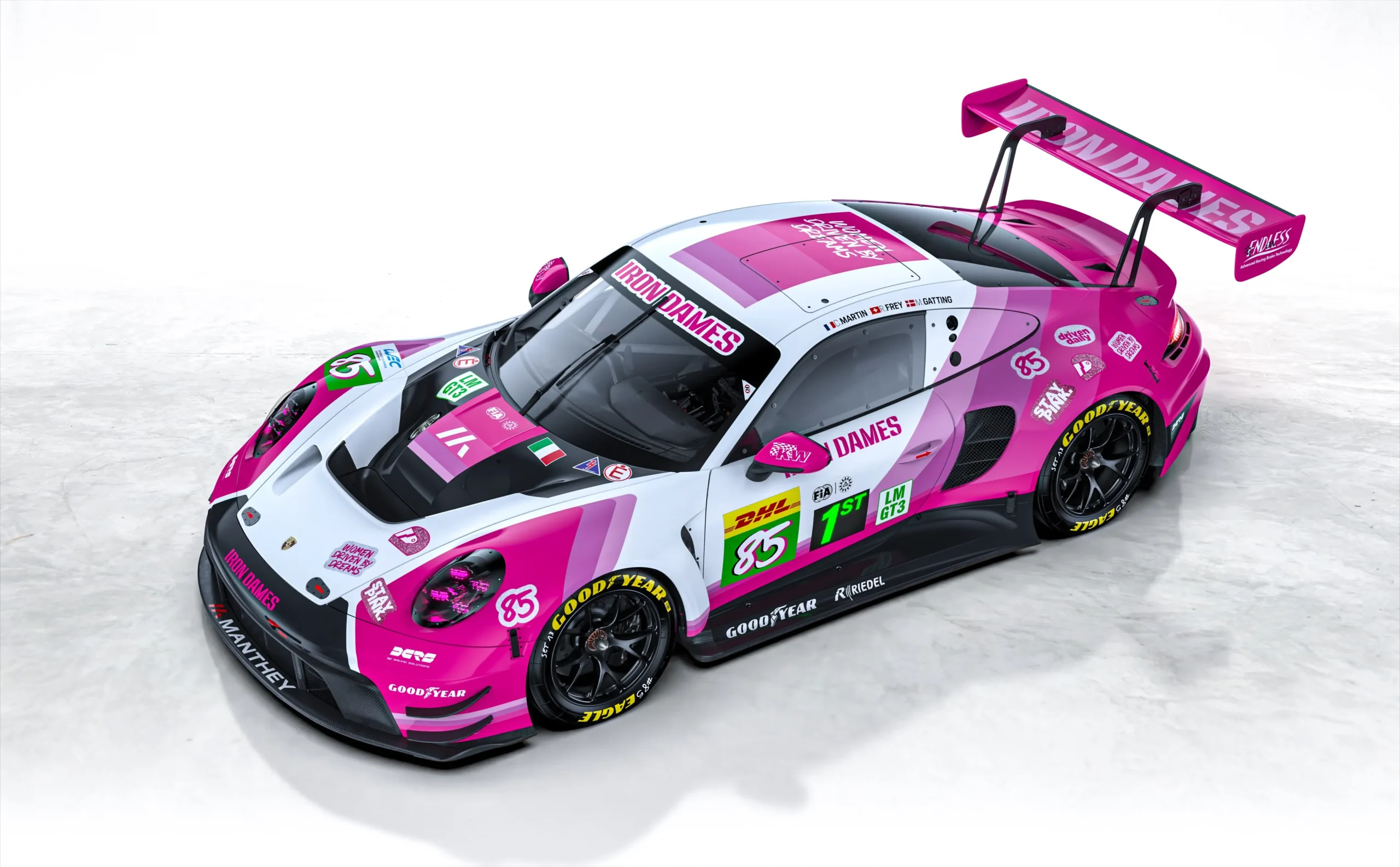 Manthey Racing Iron Dames Arrow Pink Porsche WEC 2025 LMGT3 85 911 GT3 R