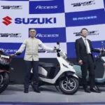 Suzuki e-access access gixxer 250 at bharat mobility global expo 2025