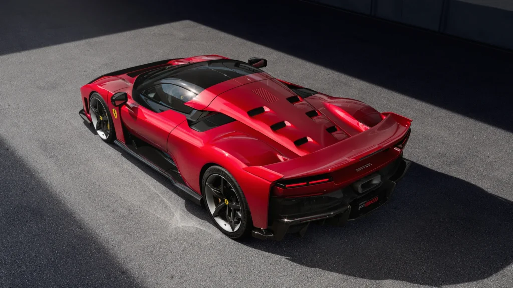 Ferrari F80 Rear 3/4 View Engine Bay