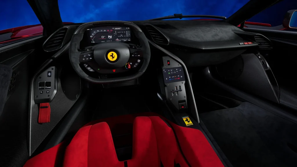 Ferrari F80 Interior Steering Wheel And Dash Console