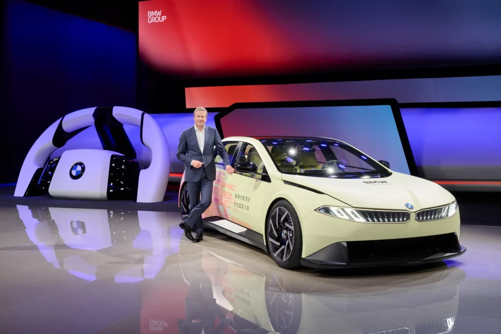 Auto Shanghai 2025 Auto Expo Oliver Zipse BMW chairman Rev N Rumble