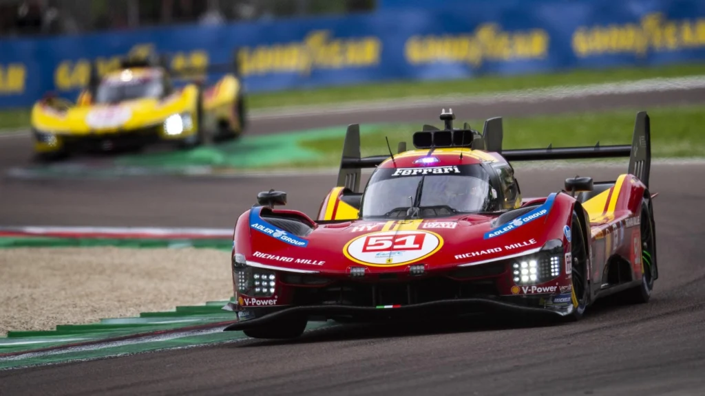 Ferrari AF Corse 499p 51 Wins WEC 2025 Imola Rev N Rumble