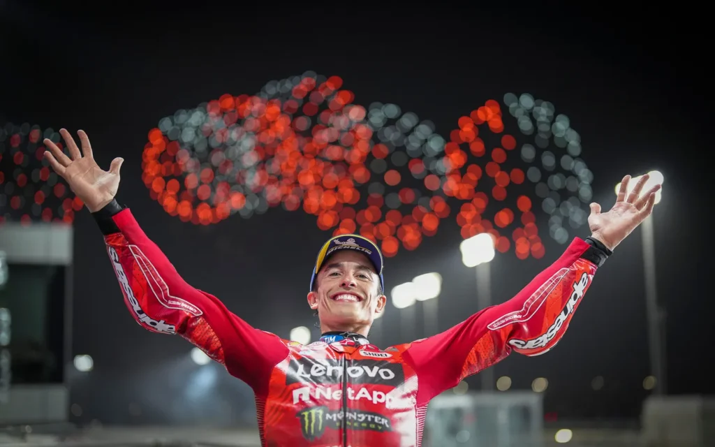 Marc Marquez wins MotoGP 2025 Qatar Grand Prix Lusail Race
