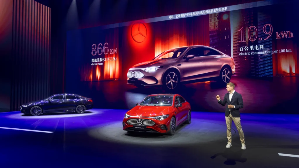 Mercedes Benz CLA L Long wheel base for Chinese market Auto Shanghai 2025