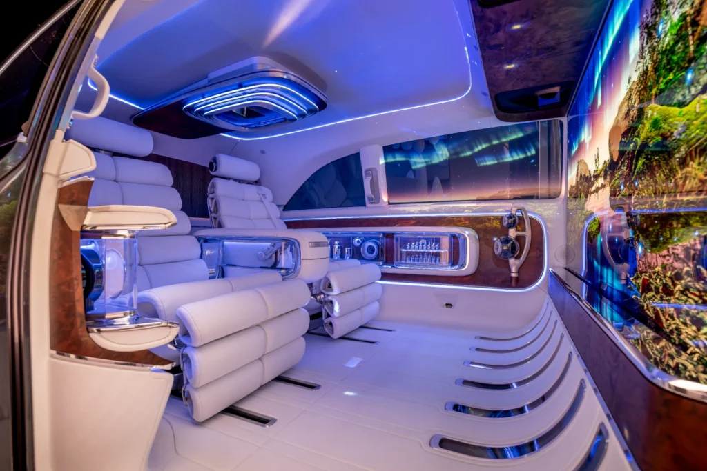Mercedes Benz Vision V Limousine Auto Shanghai 2025 Interior