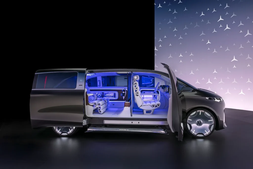 Mercedes-Benz Vision V Limousine Sliding Doors Auto Shanghai 2025