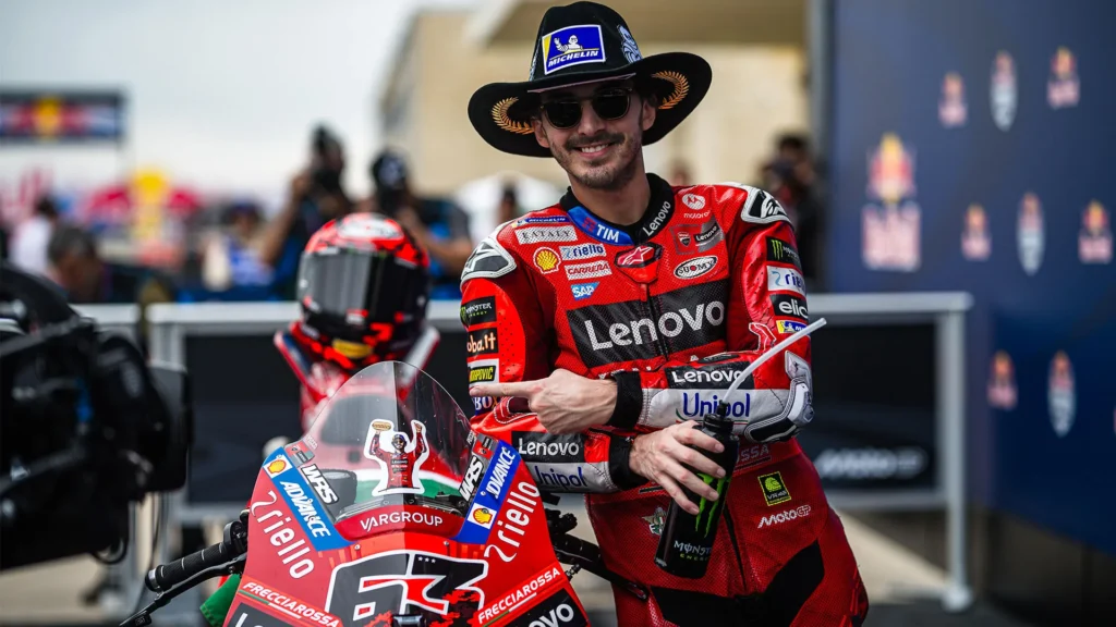 MotoGP 2025 Americas Grand Prix COTA Austin Race Francesco Bagnaia Pecco Bagnaia