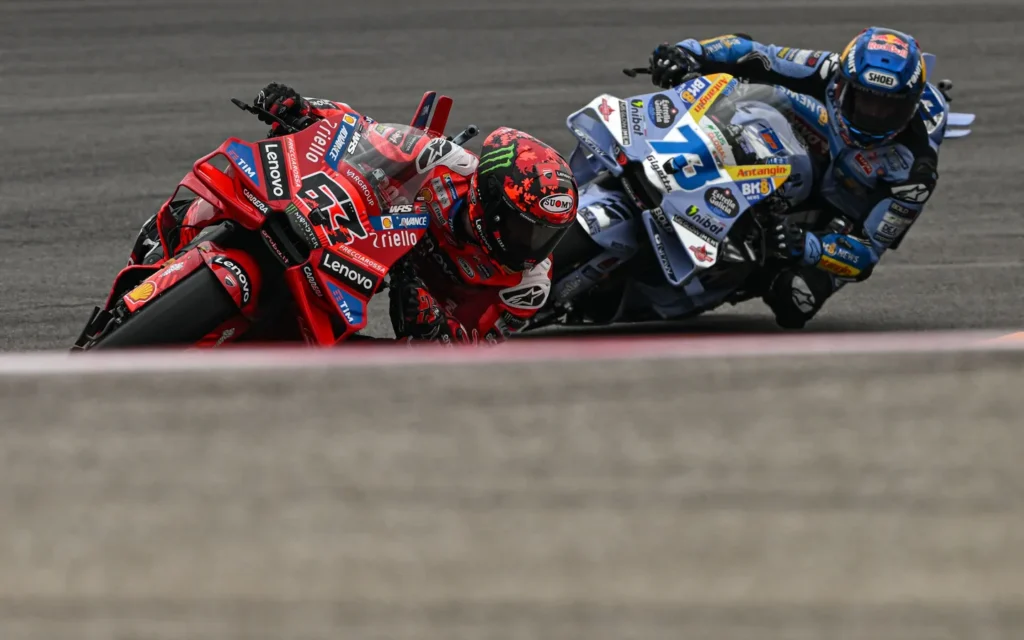 MotoGP 2025 Americas GP COTA Race Francesco Bagnaia and Alex Marquez