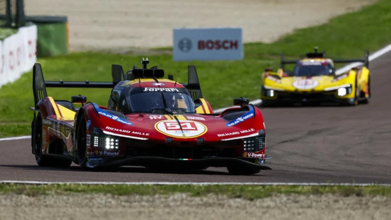 Pole Position For Antonio Giovinazzi Ferrari 499P WEC 2025 Imola Hypercar Qualifying Rev N Rumble