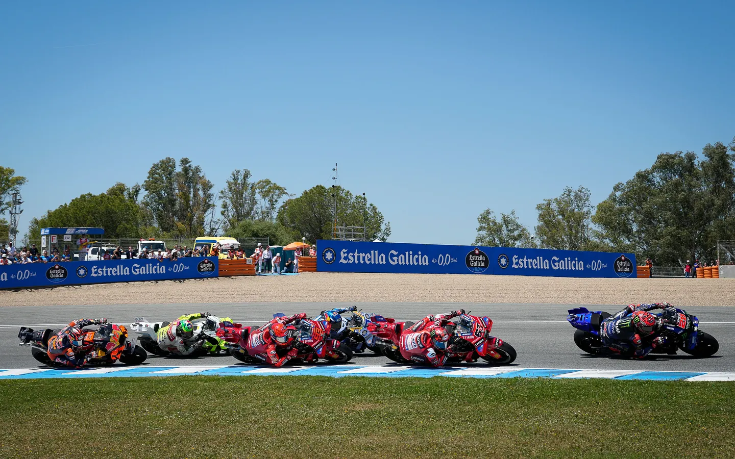 Riders Battling For P1 MotoGP 2025 Spanish GP Jerez Race