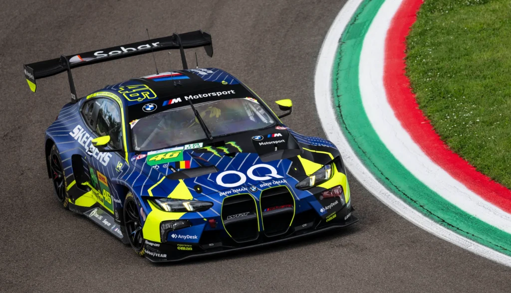 Valentino Rossi Pole Position 46 BMW M4 Team WRT WEC 2025 Imola LMGT3 Qualifying Rev N Rumble
