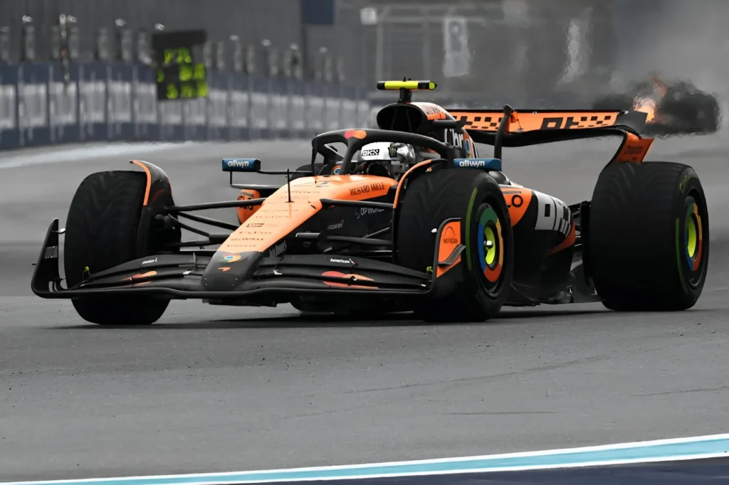 2025 Miami GP Lando Norris in Mclaren F1 2025