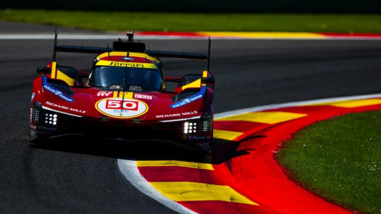 Antonio Fuoco in Ferrari 499P Hypercar clinches Pole in WEC 2025 Spa-Francorchamps