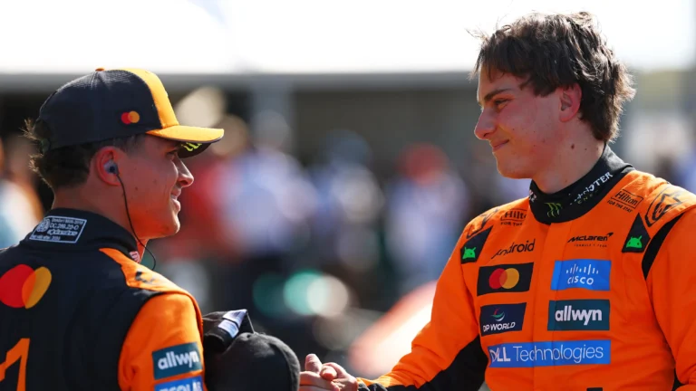 Lando Norris and Oscar Piastri at F1 2025 Dutch GP Qualifying