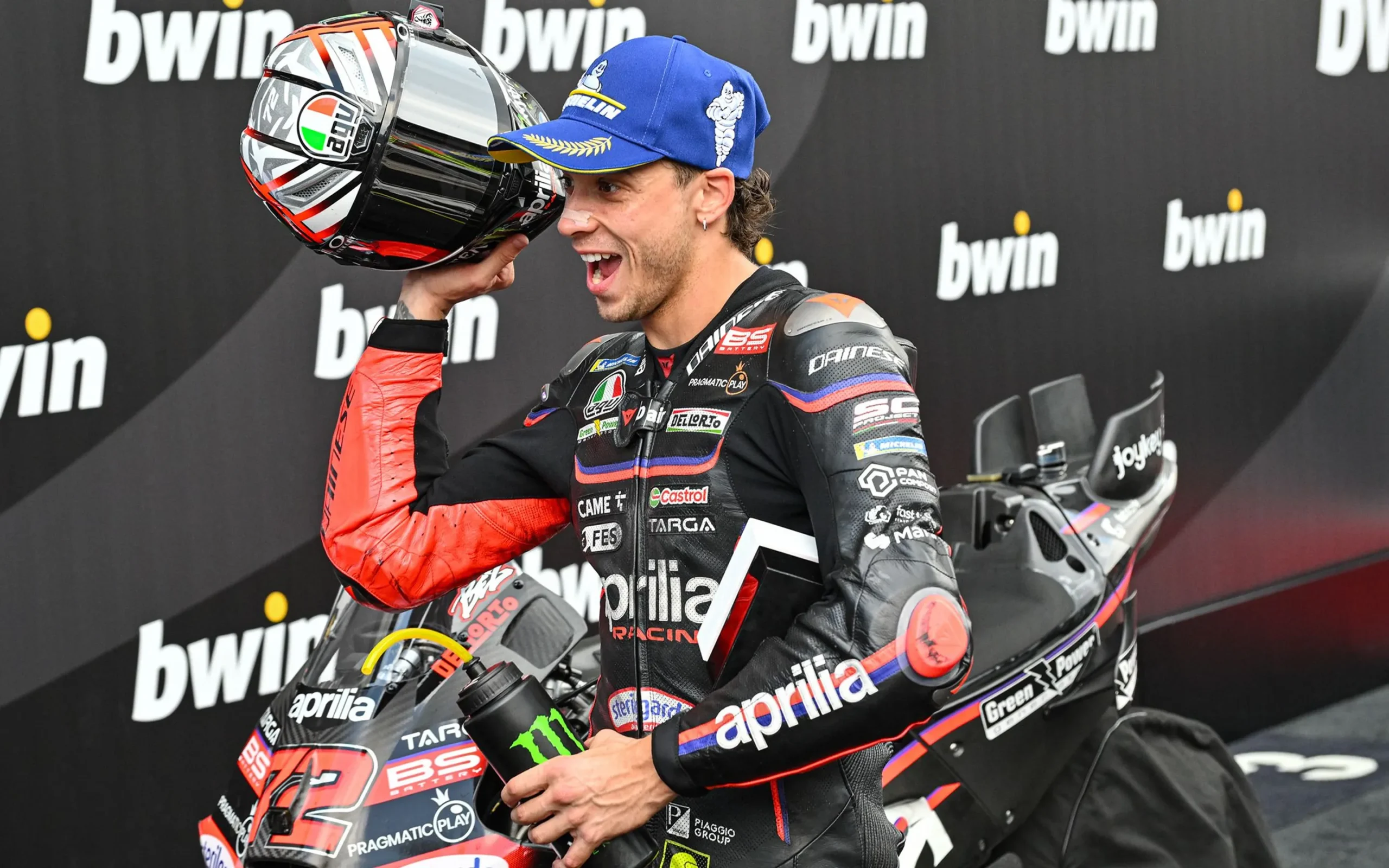Marco Bezzecchi takes pole at MotoGP 2025 Austrian GP qualifying